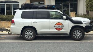 4wd hire with snorkel at locations in Perth, Darwin. Alice Springs and Broome Australia