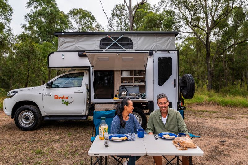 Table and Chairs included in Value Pack or optional extra with the Maverick 4wd camper