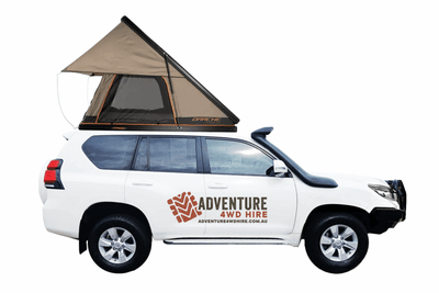 A4H-Comfort 4WD Toyota Prado 150 Series Camper - (Single Roof Top Tent) Hire from Darwin, Cairns, Broome, Uluru, Alice Springs.