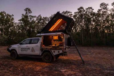 Adventure Rentals 4wd rooftop tent 4X4 rental options from Alice Springs, Adelaide, Perth, Broome and Darwin