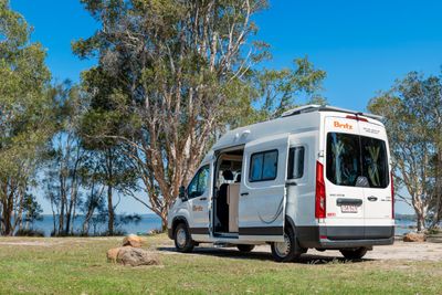 Trailblazer Australia camper hire with toilet and shower