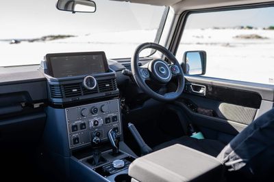 Defender Adventure 4wd Ineos Plus for 5 people hire Australia - internal