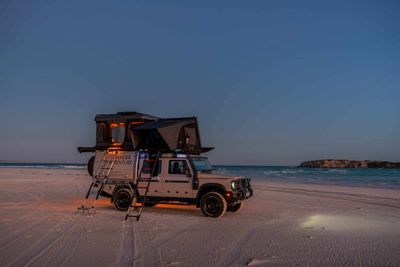 Defender Adventure 4wd Ineos Plus for 5 people hire Perth