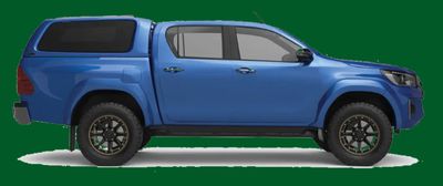 Toyota Prado or Hilux with canopy or similar 4WD