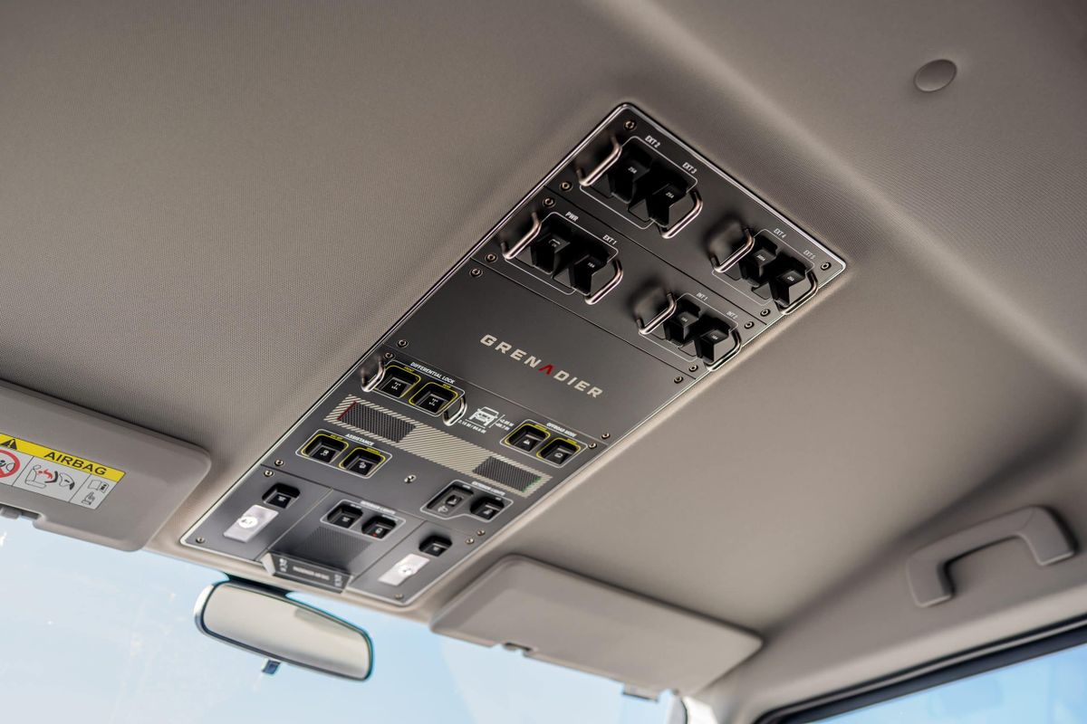 Defender Adventure 4wd Ineos Plus for 5 people hire Australia - internal
