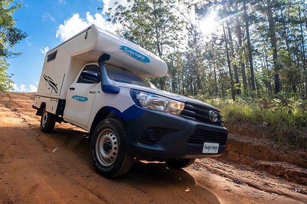 Cheapa Adventure Camper 4wd rentals for outback Australia - 2023 model new look from 01.04.2024