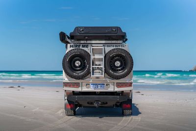 Defender Adventure 4wd Ineos Plus for 5 people hire Broome