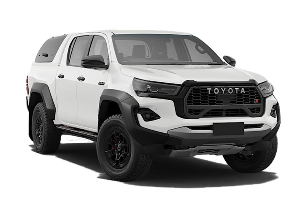 Toyota Prado or Hilux with canopy or similar 4WD