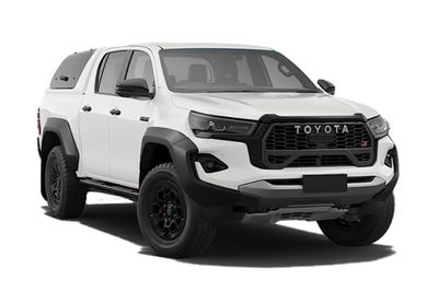 Toyota Prado or Hilux with canopy or similar 4WD