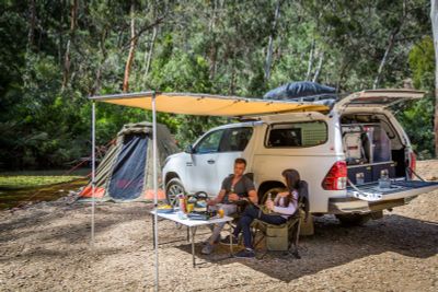 Outback 4wd camper sleeps 4 in ground tent and two tents if 5