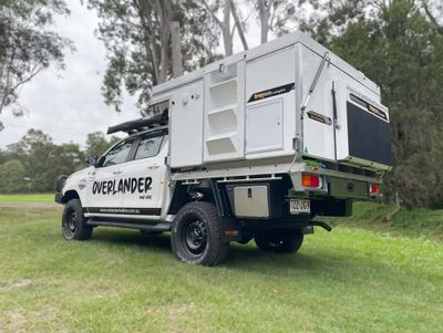 Hilux 4wd Outback Plus Trayon 1-4 people camper rental across Australia