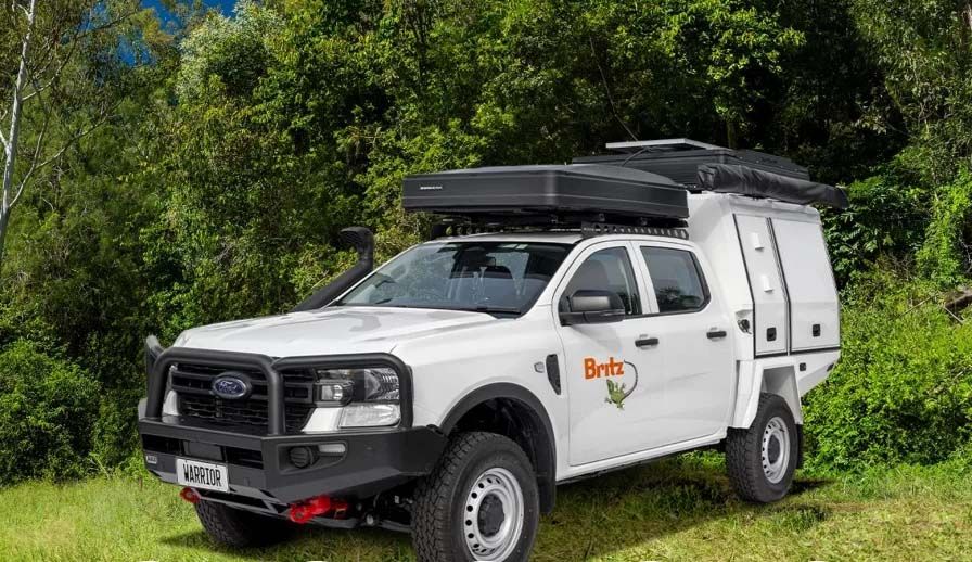 26.03.2025 Warrior 4wd Camper auto 4 berth 2 x rooftop tent 4BW4WD hire for outdoor 4wd camping