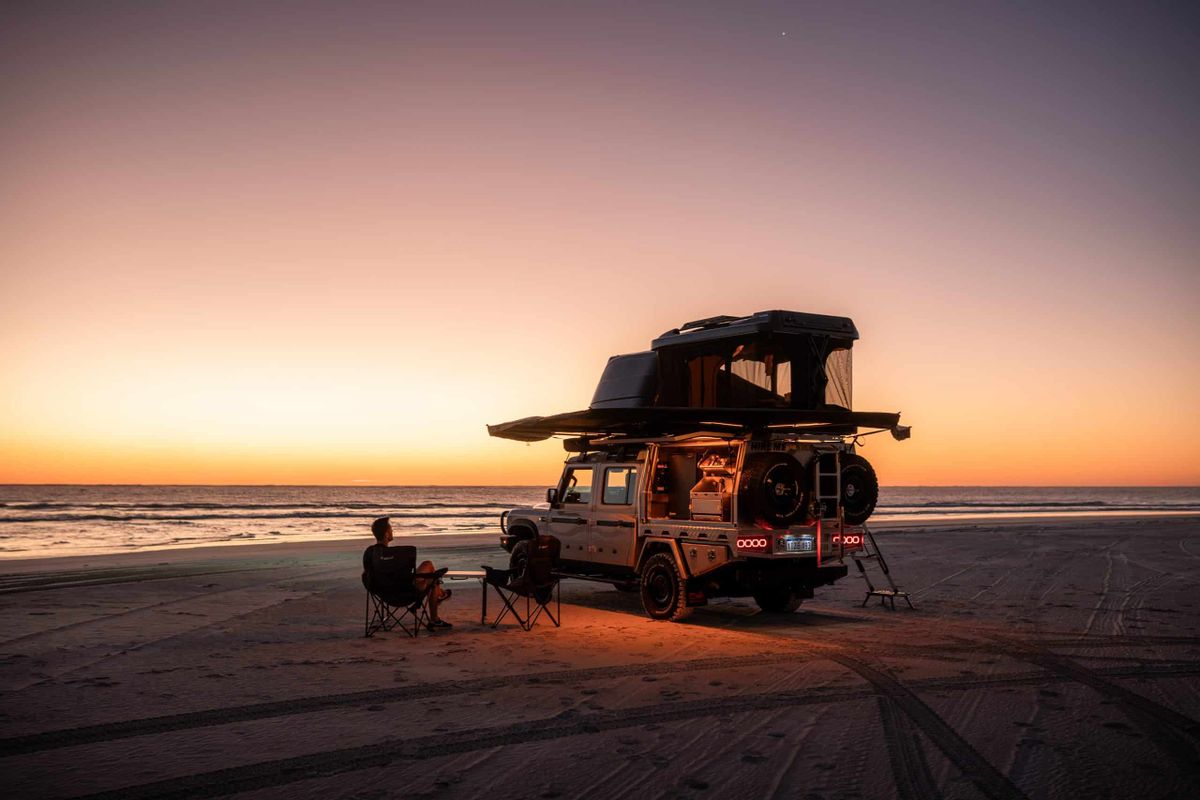 Defender Adventure 4wd Ineos Plus for 5 people hire Darwin