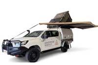 4wd Hilux sleep 4 comfortably and seat 4 comfortably - rental from Adelaide, Cairns, Perth, Broome, Darwin 