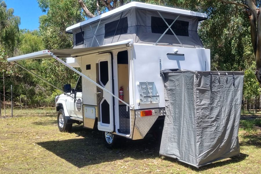 Dove 4WD Motorhome – 79 Series Toyota Landcruiser rental from Perth, Darwin, Broome