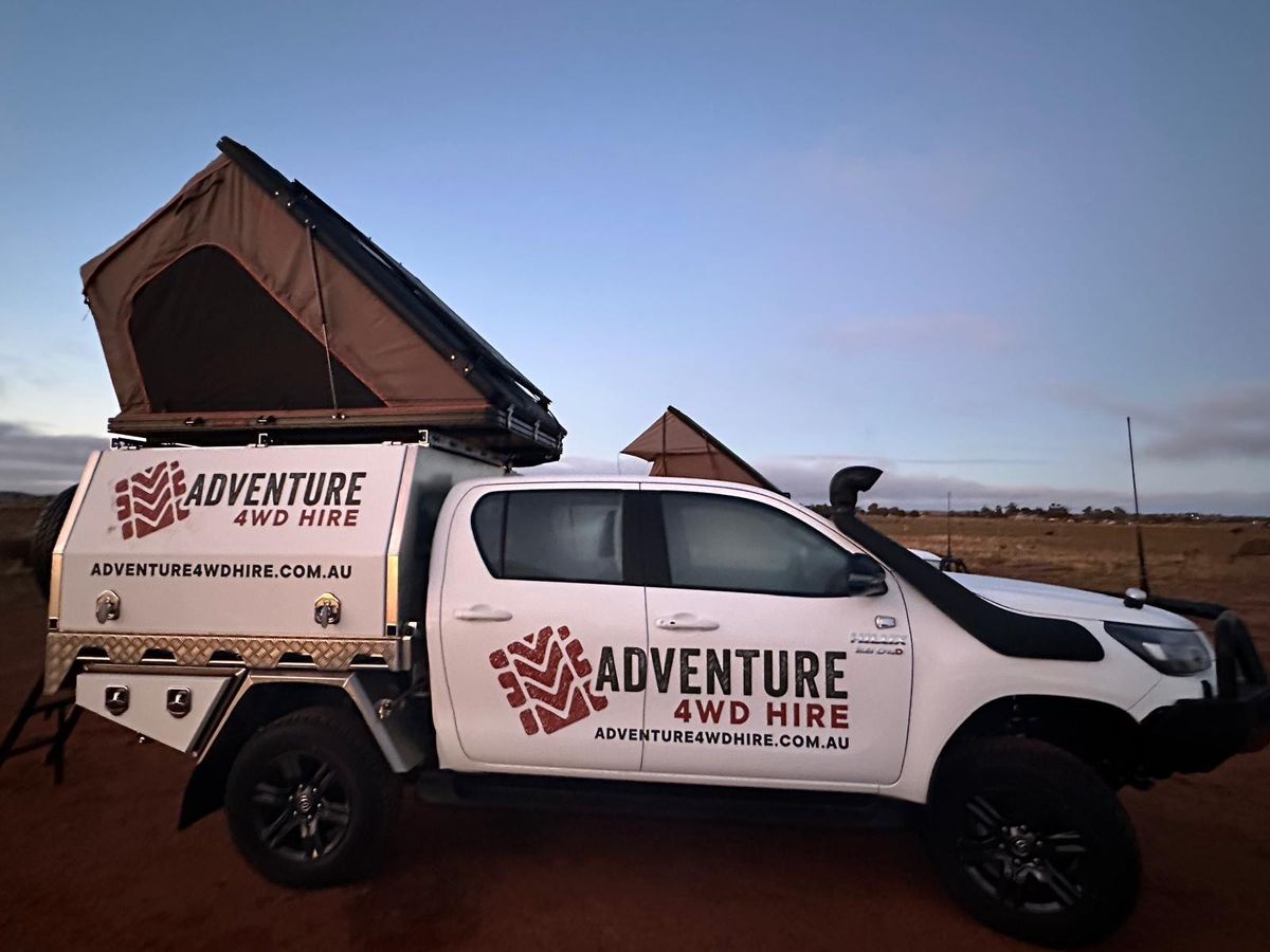 Premium Explorer 4WD Toyota Hilux Camper 2025 - Hilux Camper (Single Roof Top Tent) Hire from Darwin, Cairns, Broome, Uluru, Alice Springs.