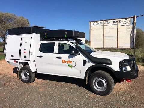 11.04.2025 Warrior 4wd Camper auto 4 berth 2 x rooftop tent 4BW4WD hire for outdoor 4wd camping