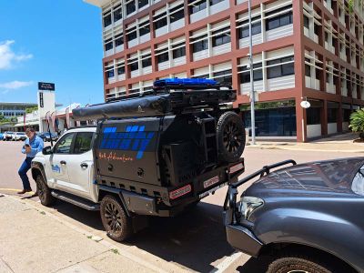 Thrifty Adventure 4wd rental- designed by the NT 4 wheel drive rental hire industry legend built for the Northern Territory outback