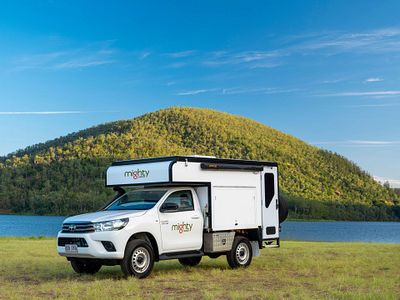 Mighty 4wd camper sleep inside rental Australia from Darwin, Perth, Alice Springs and Broome hire.