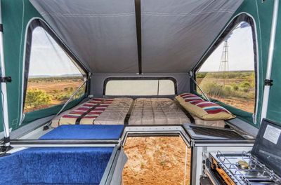 Hilux 4wd Outback Plus Trayon 1-4 people camper rental across Australia