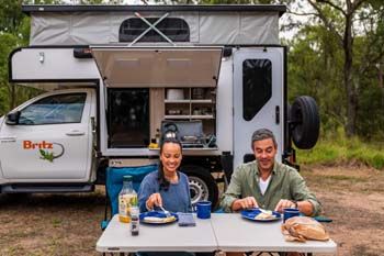 THL group of Apollo, Maverick, Mighty 4wd's with a sleeping compartment on the back. sleep 2 and seats 2. Available east cost Dec till March, Top and West April till Dec.
