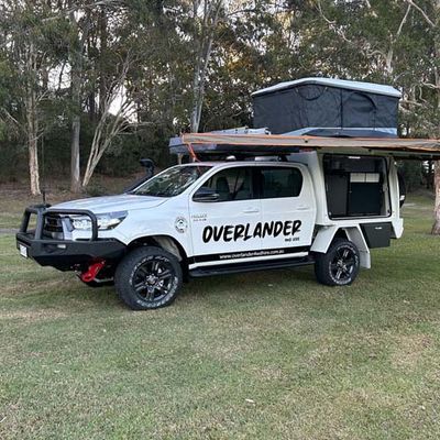 Hilux Outback 4wd Australian camper hire for 1 to 5 people