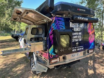 Rustie Jam 4wd camper from Darwin return rentals
