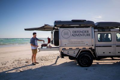 Defender Adventure 4wd Ineos Plus for 5 people hire Perth