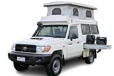 Toyota Landcruiser 4WD Poptop Camper rental from Brisbane, Broome, Perth, Darwin, Cairns, Sydney, Gold Coast