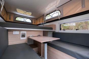 THL group of Apollo, Maverick, Mighty 4wd's with a sleeping compartment on the back. sleep 2 and seats 2. Available east cost Dec till March, Top and West April till Dec.
