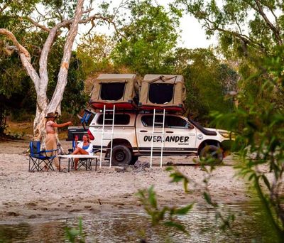 Hilux 4wd Adventure Camper rental Broome, Darwin, Brisbane, Sydney, Cairns, Perth and Sleeps 1-5 with 1 or 2 tents.