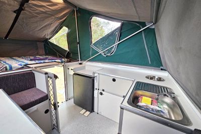 Broome Beyond Dual cab for 4 people - sleep internal 4wd camper rentals from Adelaide, Perth, Broome, Darwin