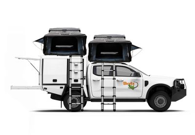 11.04.2025 Warrior 4wd Camper auto 4 berth 2 x rooftop tent 4BW4WD hire for outdoor 4wd camping
