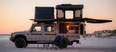 4wd camper rental from Perth, Broome, Darwin sleeps 2 Adults and 2 Children - 5th person in swag