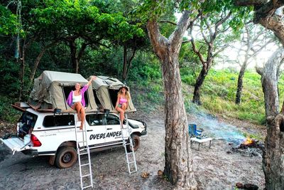 Hilux 4wd Adventure Camper rental Broome, Darwin, Brisbane, Sydney, Cairns, Perth and Sleeps 1-5 with 1 or 2 tents.