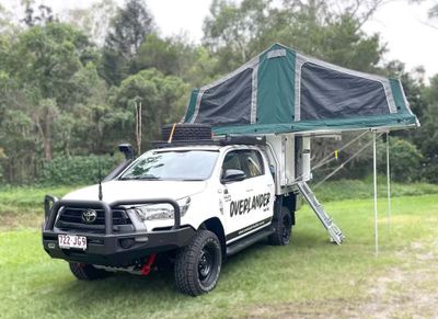 Hilux 4wd Outback Plus Trayon 1-4 people camper rental across Australia